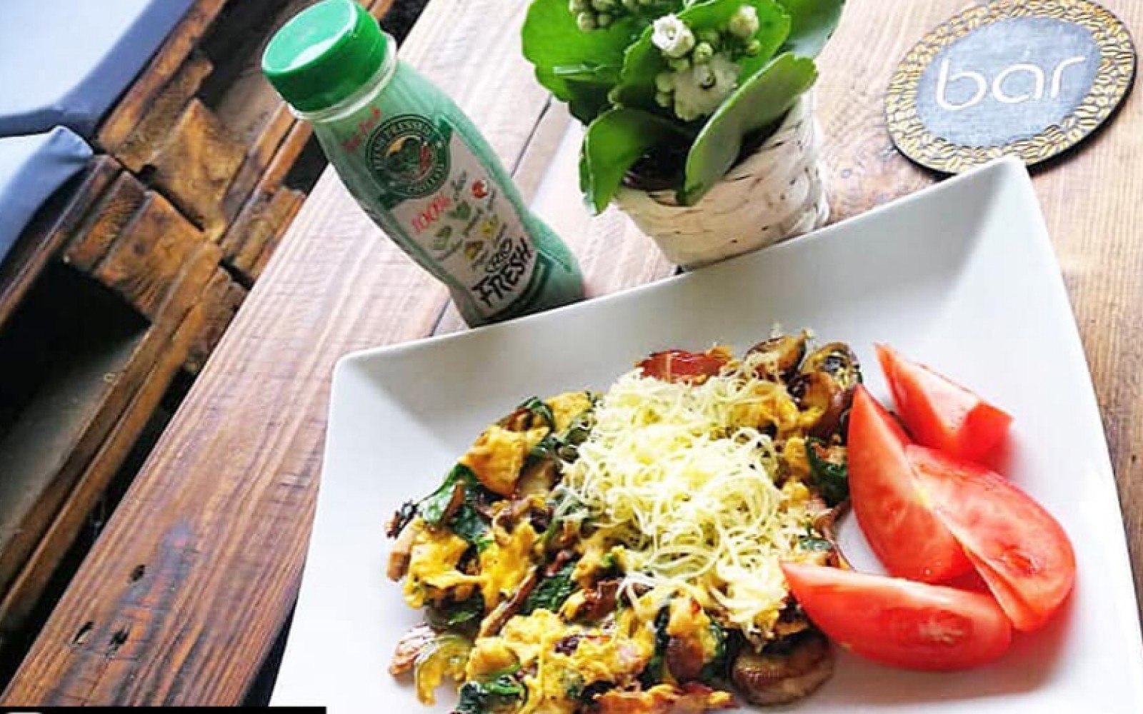 Specialties accompanied by RIO Fresh fruit and vegetable juices